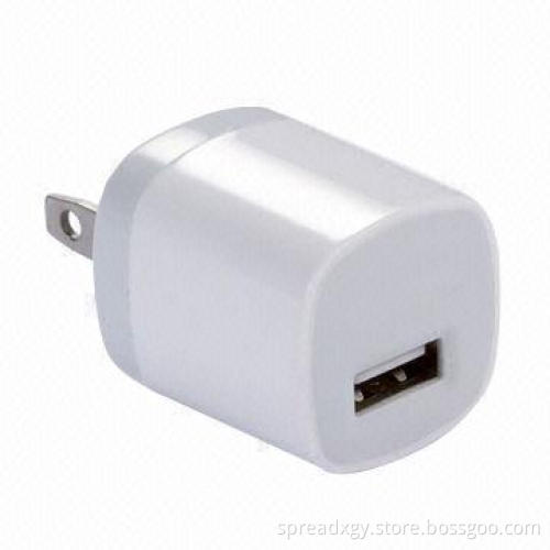 USB Power Charger with 100 to 240V AC Input and 5.0V DC/1A Output, Nice for Promotional Gifts